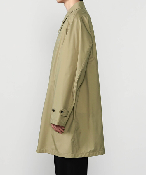 SEDAN ALL-PURPOSE（セダンオールパーパス）の「SEDAN ALL-PURPOSE | ナイロン クラシックバルカラーコート MEN（ステンカラーコート・メンズ・カーキ/ブラック・L/XL）」の13枚目の写真