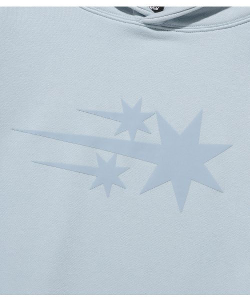 NICE GHOST CLUB（ナイスゴーストクラブ）の「3STAR HOODIE_LIGHT BLUE(NG2GSUM400A)（パーカー・レディース・スカイブルー・SMALL/MEDIUM/LARGE）」の5枚目の写真
