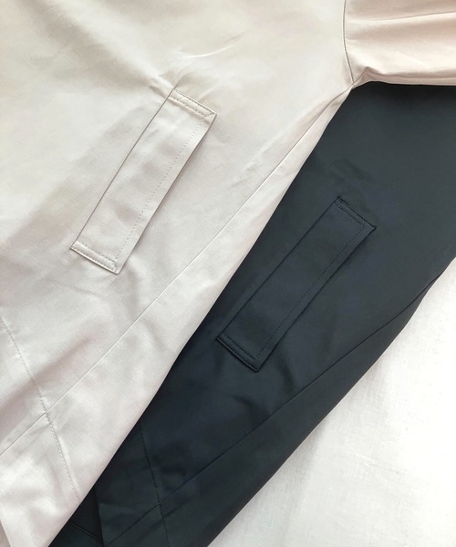 Q（キュー）の「バックテープラインブルゾン（ブルゾン・レディース・ベージュ/ブラック・MEDIUM）」の10枚目の写真