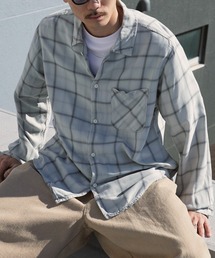 REMI RELIEF（レミレリーフ）の「REMI RELIEF/レミレリーフ レーヨンツイルチェックシャツ 2026年春夏（シャツ/ブラウス）」