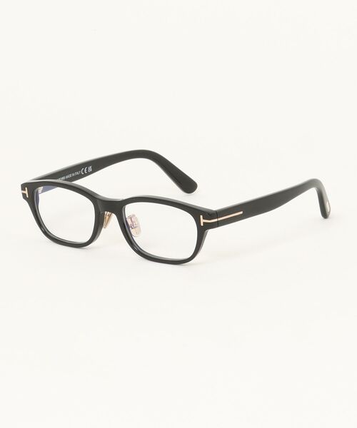 TOM FORD(トム フォード)の「【TOM FORD/トムフォード】スクエア メガネ TF6115-D-B 001 PCメガネ ブルーライトカット(メガネ・メンズ・ブラック・FREE)」の1枚目の写真