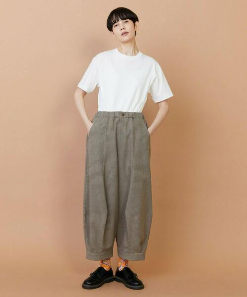 FRAPBOIS（フラボア）の「ハウンド パンツ（その他パンツ・レディース・ネイビー/ブラウン・0）」の8枚目の写真