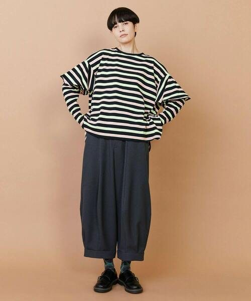 FRAPBOIS（フラボア）の「ハウンド パンツ（その他パンツ・レディース・ネイビー/ブラウン・0）」の17枚目の写真