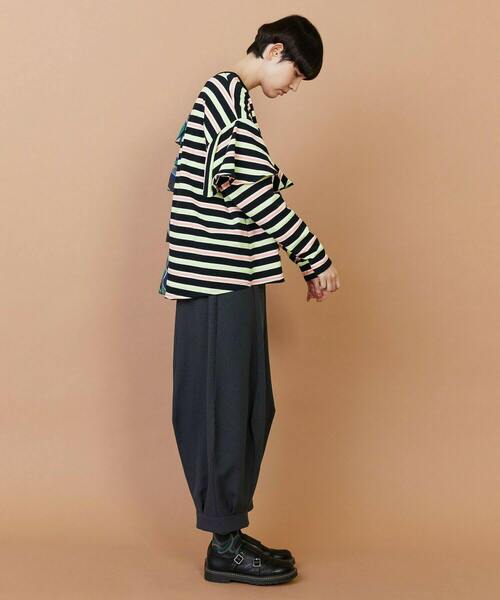 FRAPBOIS（フラボア）の「ハウンド パンツ（その他パンツ・レディース・ネイビー/ブラウン・0）」の20枚目の写真