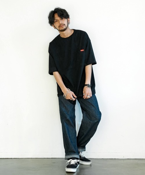 Leyline(レイライン)の「【Leyline】ビッグシルエットポケットTシャツ/bs pocket tee(Tシャツ/カットソー・メンズ・ブラック/カーキ/ベージュ/ホワイト・M/L/XL)」の11枚目の写真