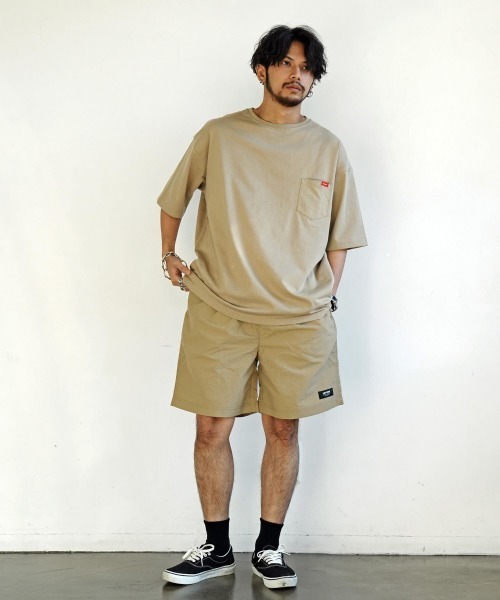 Leyline(レイライン)の「【Leyline】ビッグシルエットポケットTシャツ/bs pocket tee(Tシャツ/カットソー・メンズ・ブラック/カーキ/ベージュ/ホワイト・M/L/XL)」の13枚目の写真