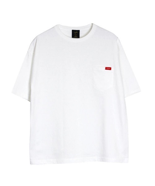 Leyline(レイライン)の「【Leyline】ビッグシルエットポケットTシャツ/bs pocket tee(Tシャツ/カットソー・メンズ・ブラック/カーキ/ベージュ/ホワイト・M/L/XL)」の6枚目の写真