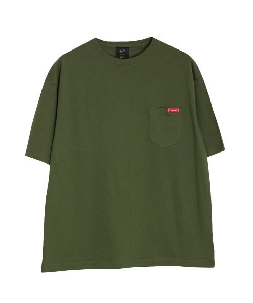 Leyline(レイライン)の「【Leyline】ビッグシルエットポケットTシャツ/bs pocket tee(Tシャツ/カットソー・メンズ・ブラック/カーキ/ベージュ/ホワイト・M/L/XL)」の8枚目の写真