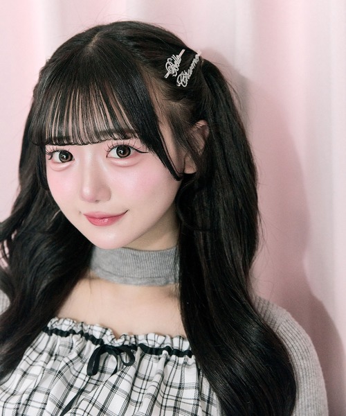 OLIVE des OLIVE（オリーブデオリーブ）の「【Belle Charme】Choker Design Rib Knit（ニット/セーター・レディース・ベージュ/ブラック/トップグレー・FREE）」の8枚目の写真