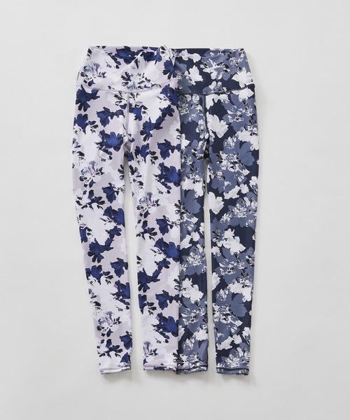 Julier Yoga and Relax（ジュリエヨガアンドリラックス）の「Julier flash flowerプリントレギンス（レギンス/スパッツ・レディース・ラベンダー/ブルー・2/1/0）」の4枚目の写真