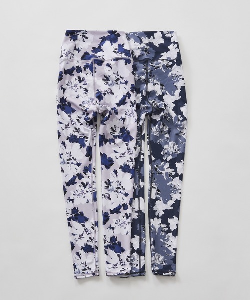 Julier Yoga and Relax（ジュリエヨガアンドリラックス）の「Julier flash flowerプリントレギンス（レギンス/スパッツ・レディース・ラベンダー/ブルー・2/1/0）」の5枚目の写真