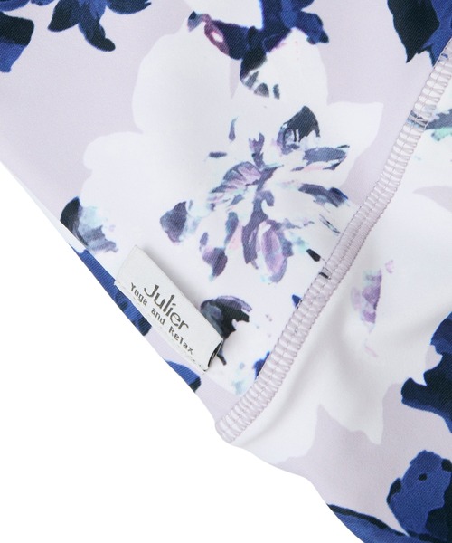 Julier Yoga and Relax（ジュリエヨガアンドリラックス）の「Julier flash flowerプリントレギンス（レギンス/スパッツ・レディース・ラベンダー/ブルー・2/1/0）」の19枚目の写真