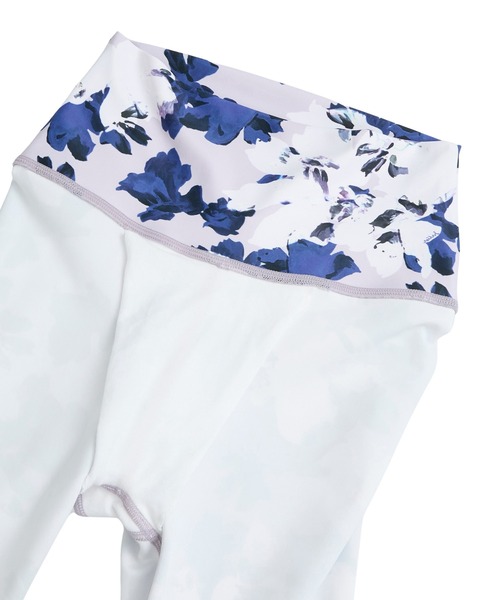 Julier Yoga and Relax（ジュリエヨガアンドリラックス）の「Julier flash flowerプリントレギンス（レギンス/スパッツ・レディース・ラベンダー/ブルー・2/1/0）」の20枚目の写真