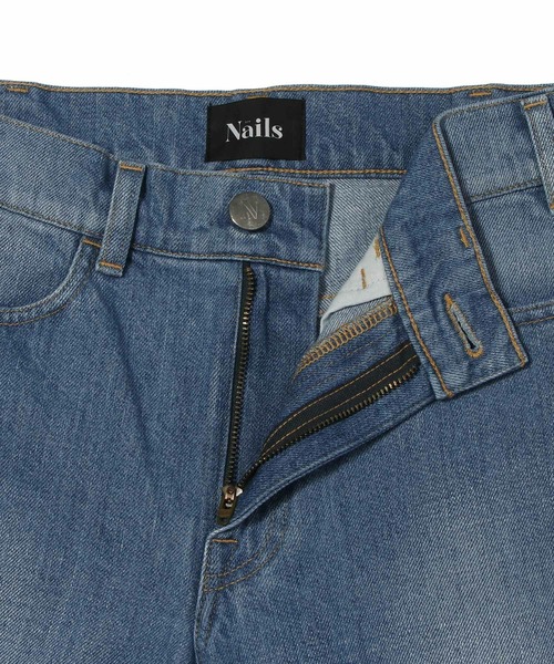 NAILS(ネイル)の「NAILS / フレア デニムパンツ(デニムパンツ・レディース・ブルー・25/24/23/26/27)」の4枚目の写真