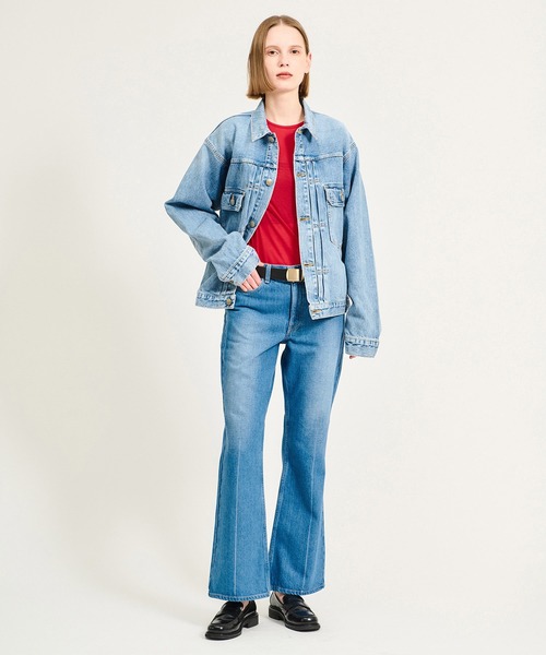 NAILS(ネイル)の「NAILS / フレア デニムパンツ(デニムパンツ・レディース・ブルー・25/24/23/26/27)」の12枚目の写真