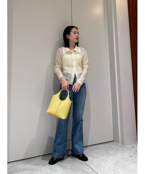 NAILS(ネイル)の「NAILS / フレア デニムパンツ(デニムパンツ・レディース・ブルー・25/24/23/26/27)」の18枚目の写真