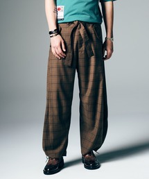 glamb（グラム）の「Barrel Belt Slacks / バレルベルトスラックス（スラックス）」