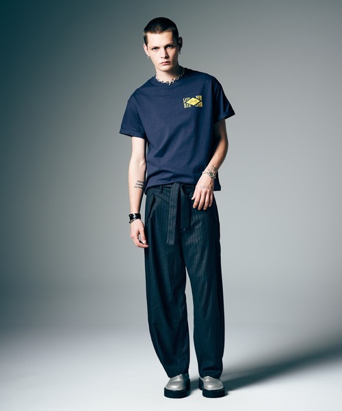 glamb(グラム)の「Barrel Belt Slacks / バレルベルトスラックス(スラックス・メンズ・ブラウン/ブラック/グレー・S/M/L)」の5枚目の写真