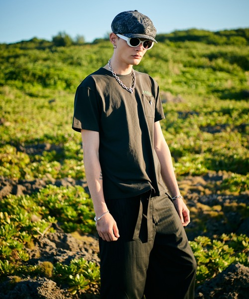 glamb(グラム)の「Barrel Belt Slacks / バレルベルトスラックス(スラックス・メンズ・ブラウン/ブラック/グレー・S/M/L)」の12枚目の写真