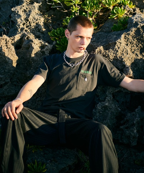 glamb(グラム)の「Barrel Belt Slacks / バレルベルトスラックス(スラックス・メンズ・ブラウン/ブラック/グレー・S/M/L)」の13枚目の写真