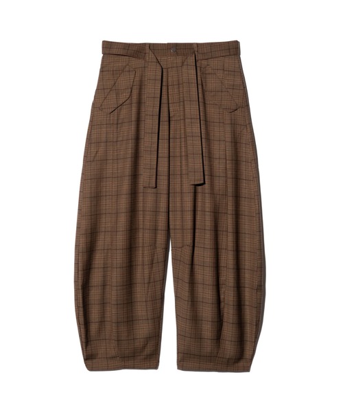 glamb(グラム)の「Barrel Belt Slacks / バレルベルトスラックス(スラックス・メンズ・ブラウン/ブラック/グレー・S/M/L)」の18枚目の写真