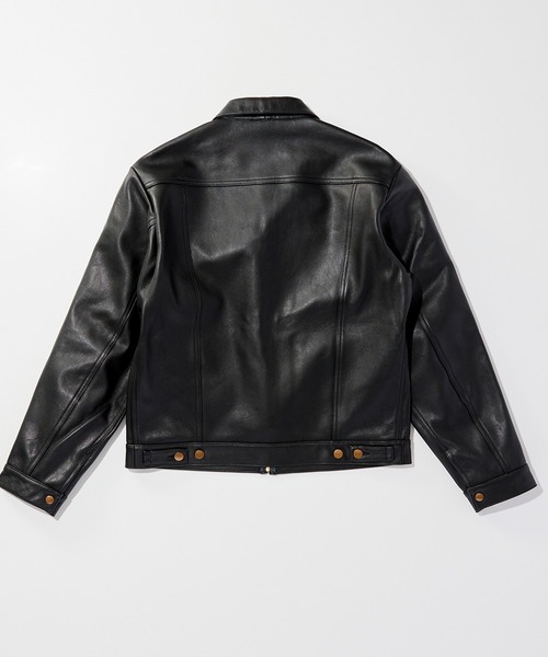 Lee(リー)の「Wrangler/ラングラー 24MJZ LEATHER【ゴートレザー】/ジャケット(その他アウター・メンズ・ブラック・SMALL/MEDIUM/LARGE/X-LARGE)」の8枚目の写真