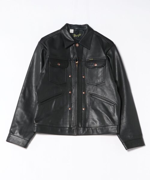 Lee(リー)の「Wrangler/ラングラー 24MJZ LEATHER【ゴートレザー】/ジャケット(その他アウター・メンズ・ブラック・SMALL/MEDIUM/LARGE/X-LARGE)」の16枚目の写真