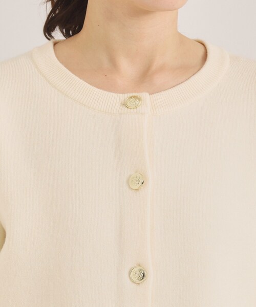 ITS'DEMO（イッツデモ）の「【花粉防止／手洗い可】ニットジャケット（ノーカラージャケット・レディース・グレー/アイボリー/ブラック/ピンク・00）」の19枚目の写真