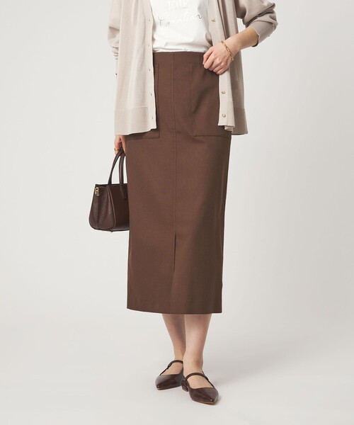 size SHORTあり］Daily Chic カラミ タイト スカート マシン