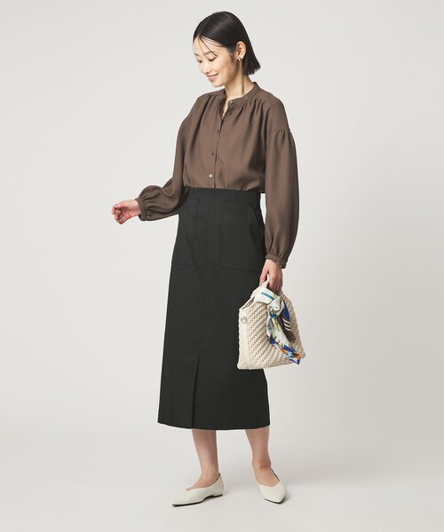 セール】［size SHORTあり］Daily Chic カラミ タイト スカート マシン