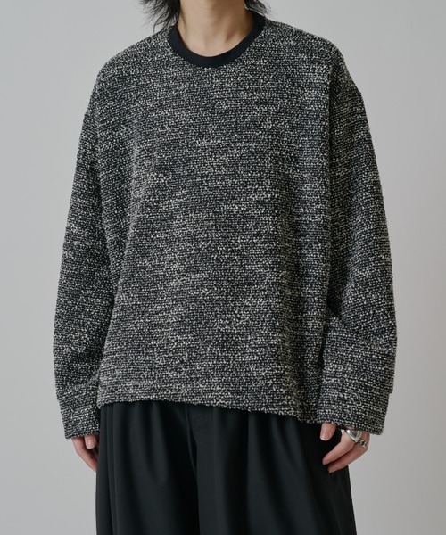 Lui's(ルイス)の「ブークレーカフスプルオーバー(Tシャツ/カットソー・メンズ・ブラック/ホワイト/ネイビー・FREE)」の2枚目の写真