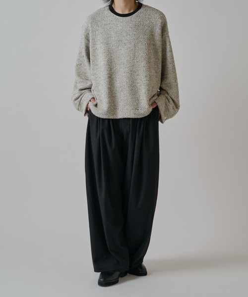 Lui's(ルイス)の「ブークレーカフスプルオーバー(Tシャツ/カットソー・メンズ・ブラック/ホワイト/ネイビー・FREE)」の4枚目の写真