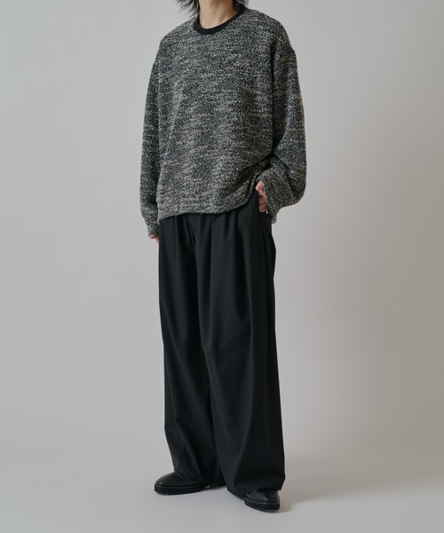 Lui's(ルイス)の「ブークレーカフスプルオーバー(Tシャツ/カットソー・メンズ・ブラック/ホワイト/ネイビー・FREE)」の12枚目の写真