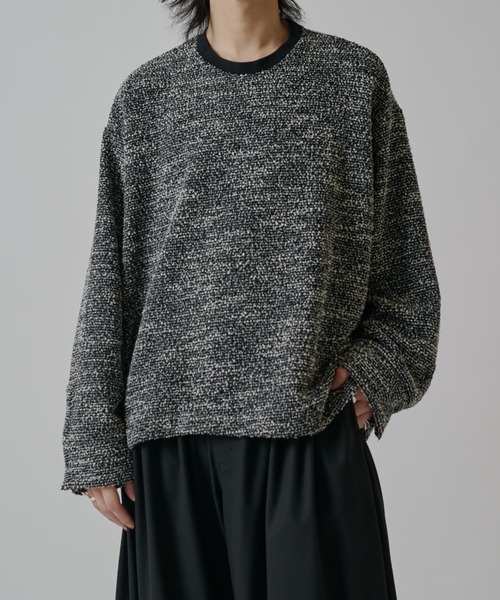 Lui's(ルイス)の「ブークレーカフスプルオーバー(Tシャツ/カットソー・メンズ・ブラック/ホワイト/ネイビー・FREE)」の6枚目の写真