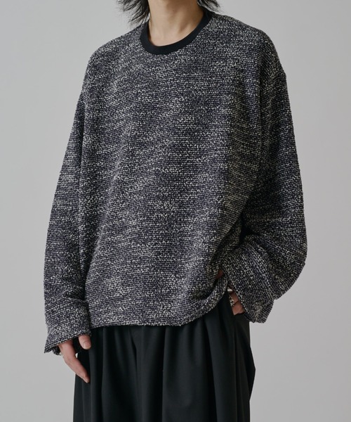 Lui's(ルイス)の「ブークレーカフスプルオーバー(Tシャツ/カットソー・メンズ・ブラック/ホワイト/ネイビー・FREE)」の14枚目の写真