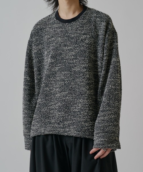 Lui's(ルイス)の「ブークレーカフスプルオーバー(Tシャツ/カットソー・メンズ・ブラック/ホワイト/ネイビー・FREE)」の7枚目の写真