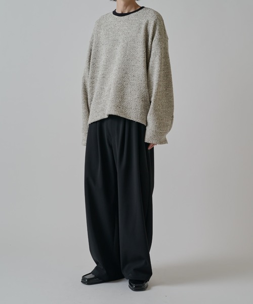 Lui's（ルイス）の「ブークレーカフスプルオーバー（Tシャツ/カットソー・メンズ・ブラック/ホワイト/ネイビー・FREE）」の20枚目の写真