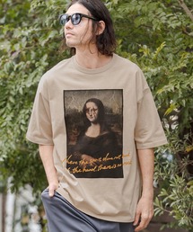 mt10263- ビッグシルエットプリントT（Mona Lisa） Tシャツ(CASD-169)