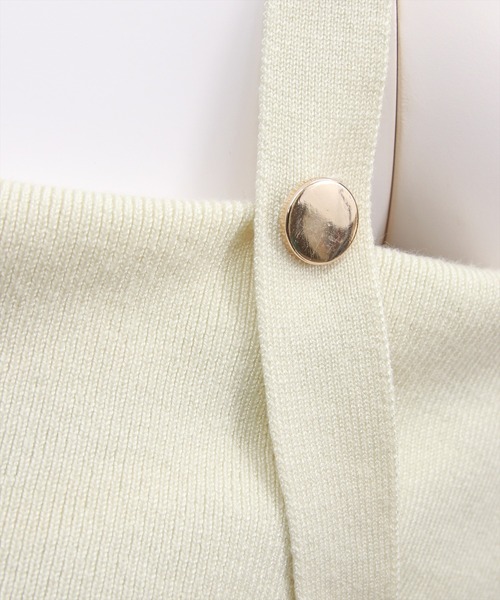 CLEAR BASIC（クリアベーシック）の「セーラーカラーボーダーワンショルニットトップス[大人 フェミニン 上品]≪新作≫（ニット/セーター・レディース・アイボリー/ブラック・F）」の10枚目の写真