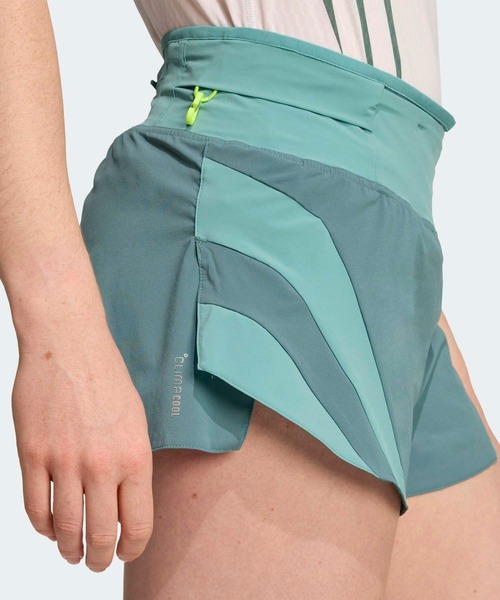 adidas(アディダス)の「ADIZERO A SHT W / ハーフパンツ / アディダス adidas(その他パンツ・レディース・グリーン・SMALL/MEDIUM/M2/LARGE/X-LARGE/XS2)」の4枚目の写真
