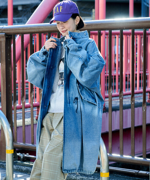 M-65 フェード加工 ロング モッズコート（モッズコート）｜FREAK'S