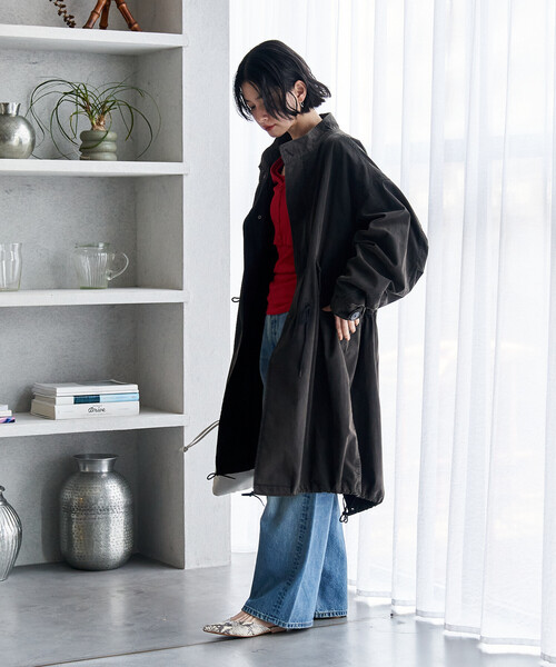 M-65 フェード加工 ロング モッズコート（モッズコート）｜FREAK'S