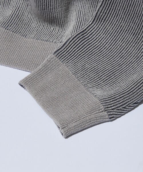 ABAHOUSE（アバハウス）の「リブニット ヘンリーネック プルオーバー（ニット/セーター・メンズ・ブラック/ライトブラウン/グレー・46/48）」の10枚目の写真