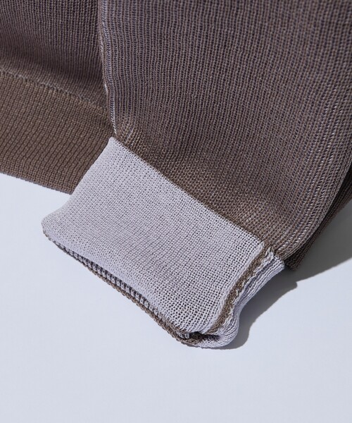 ABAHOUSE（アバハウス）の「リブニット ヘンリーネック プルオーバー（ニット/セーター・メンズ・ブラック/ライトブラウン/グレー・46/48）」の19枚目の写真