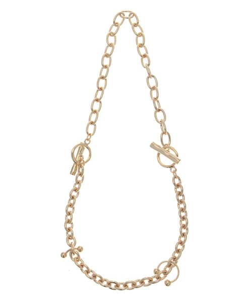 MURUA(ムルーア)の「2WAYチェーンネックレス(ネックレス・レディース・シルバー/ゴールド・FREE)」の3枚目の写真