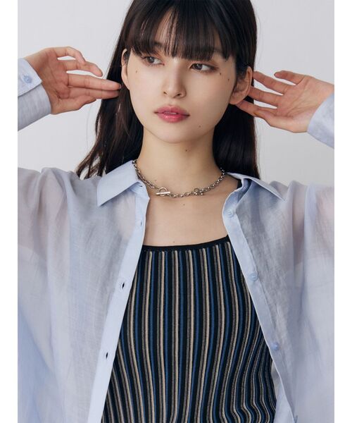 MURUA(ムルーア)の「2WAYチェーンネックレス(ネックレス・レディース・シルバー/ゴールド・FREE)」の4枚目の写真