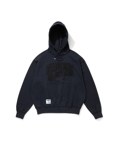 BILLIONAIRE BOYS CLUB（ビリオネア・ボーイズ・クラブ）の「FELT LOGO HOODIE ARCH LOGO（パーカー・メンズ・ネイビー/ブラック/アッシュグレー・X-LARGE/LARGE）」の3枚目の写真