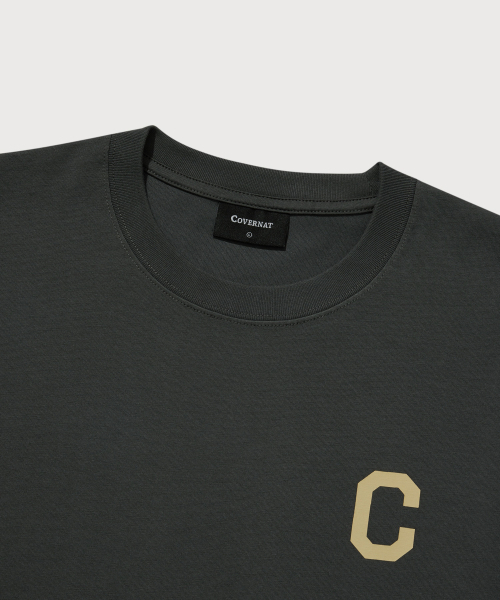 COVERNAT(カバーナット)の「クールコットンCロゴTシャツチャコール(Tシャツ/カットソー・メンズ・その他・SMALL/MEDIUM/LARGE/X-LARGE/XX-LARGE/X-SMALL)」の11枚目の写真