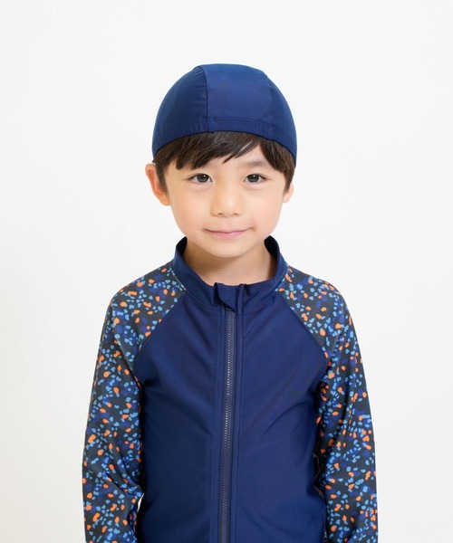 RIO（リオ）の「セパレート水着3点セット（水着・キッズ・ネイビー/ダークブラウン/カーキ/アイボリー・100cm/110cm/120cm/130cm/140cm）」の19枚目の写真