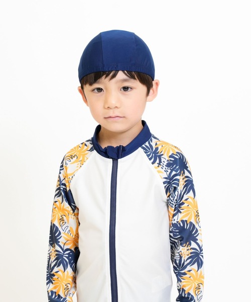 RIO（リオ）の「セパレート水着3点セット（水着・キッズ・ネイビー/ダークブラウン/カーキ/アイボリー・100cm/110cm/120cm/130cm/140cm）」の6枚目の写真